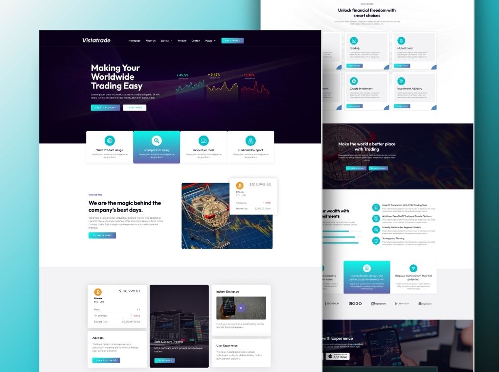Vistatrade E-commerce Website